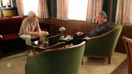 Michael (Christian LeBlanc) and Victor (Eric Braeden) are close but still so far apart on The Young and the Restless | Image: CBS